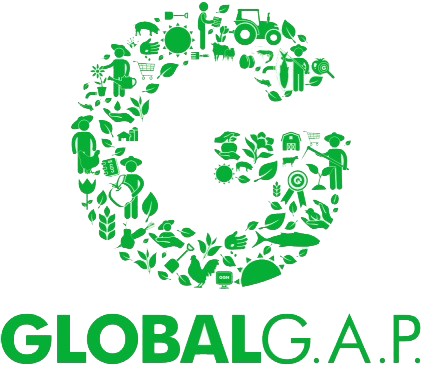 Лого на GLOBALG.A.P. - стандарт за добри земеделски практики Официално лого на GLOBALG.A.P. – международно признат стандарт за добри земеделски практики, използван в първичното производство на храни, плодове, зеленчуци, животни и аквакултури.